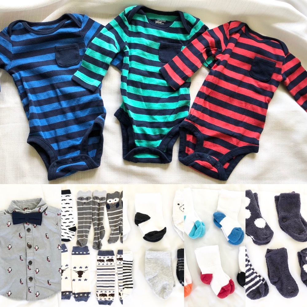 0-3 months baby boy bundle